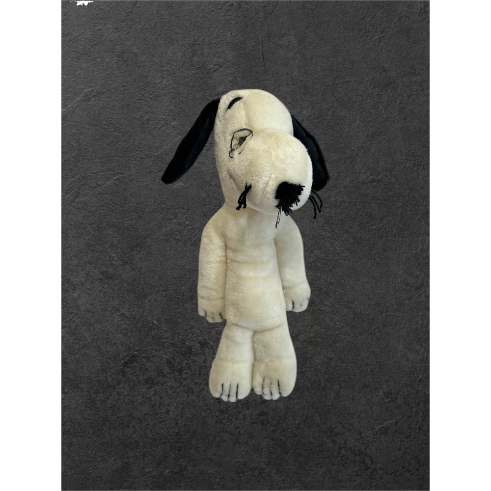 United Feature Syndicate Standing Spike‎ Plush Toy 12in White Vintage 1968